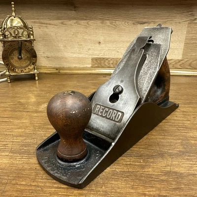 Vintage Record No 4 1/2  Plane  War Finish Made In England - Image 1 of 4