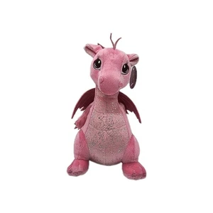 Aurora Sparkle Tales Pink Dragon Plush Stuffed Animal Glitter Wings Tag New 12" - Picture 1 of 6