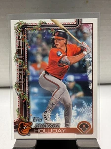 2025 Topps Holiday Jackson Holliday #H188 Cookie Back Variation SP Orioles - Picture 1 of 2