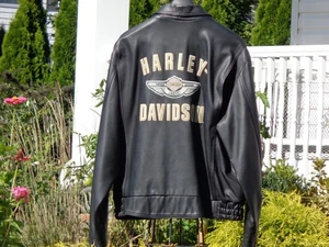HARLEY DAVIDSON LEATHER JACKET 100th ANNIVERSARY XX-L HERITAGE SPRINGER FATBOY - Bild 1 von 18
