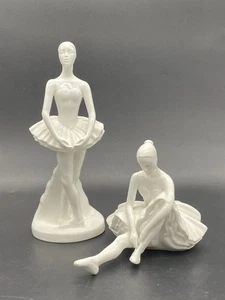 Royal Doulton Figuren Ballettunterricht Die Balletttänzerin Bilder weiß Ballerina - Bild 1 von 14
