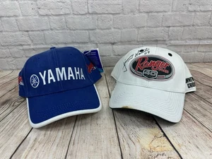 Lotto di 2 cappelli autografati Jimmy Houston Yamaha Ranger barche pesca basso outdoor - Foto 1 di 20