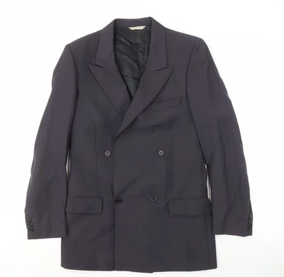 Blazer azul de doble botonadura Austin Reed para hombre Foto 1 de 4