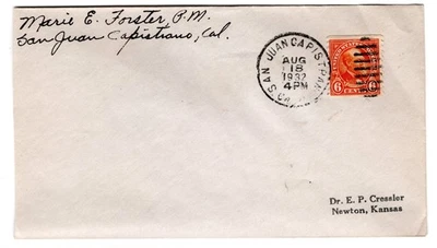 #723 Garfield 1932 Primer Día Cubierta - No Oficial u/o San Juan Capistrano CA Foto 1 de 2