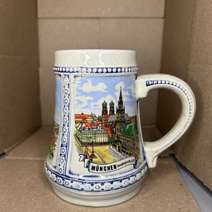 GERZ beer stein west germany Berlin, Hohenfels,Munchen Marienplatz - Picture 1 of 6