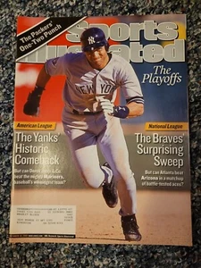 Sports Illustrated 22. Oktober 2001 Derek Jeter New York Yankees; MLB Playoffs - Bild 1 von 2