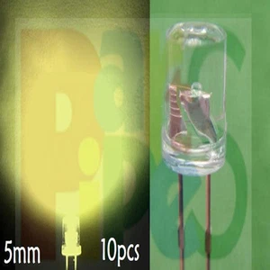 Resistencia libre LED 3v/6v/9v/12v FT5WW gran angular tapa plana de 5 mm 80 un. - Imagen 1 de 2