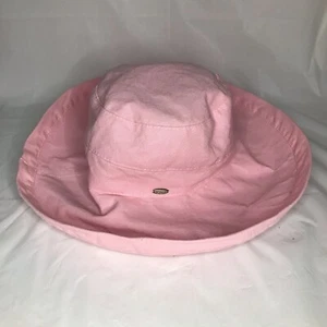 Scala UPF50+ Boonie Wide Brim Hat Unisex Adult One Size Drawstring Pink - Picture 1 of 9