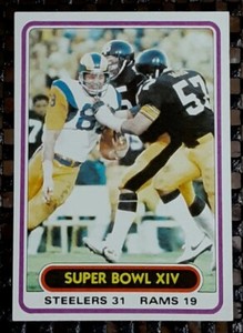 1980 Topps #494 • SUPER BOWL XIV Steelers vs Rams (NM)