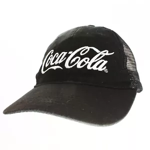 Coca Cola Black & White Logo Hat Cap ● Adjustable Unique Mesh Lightweight Fast ✉ - Bild 1 von 7