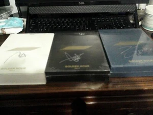 signed Ateez 10th mini album Golden Hour Part 1 set White, Blue, Black read - Picture 1 of 16