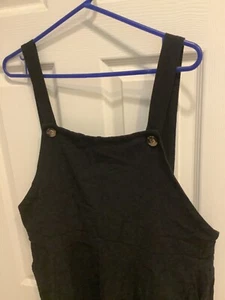 Women's Long Bib Overalls with Pockets - Picture 1 of 8