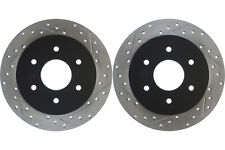 Rear PAIR Stoptech Disc Brake Rotor for 2005-2019 Nissan Armada (46179)