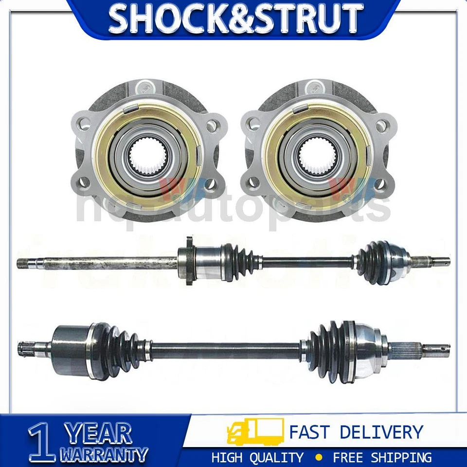 Junta CV + cojinete de cubo de rueda para Nissan Quest 3,5 L 2009 2008 2007 2006 2005 2004 Foto 1 de 4
