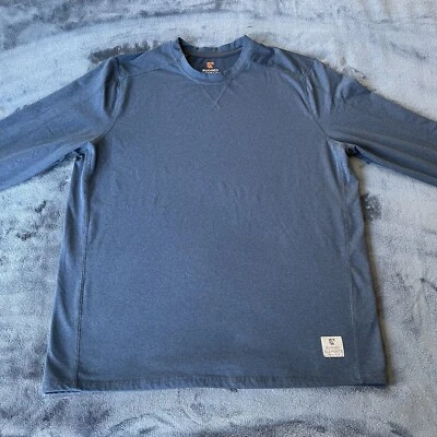Rugged Elements Men's Durable Utility Long Sleeve Blue Pullover Shirt Medium - Image 1 of 4