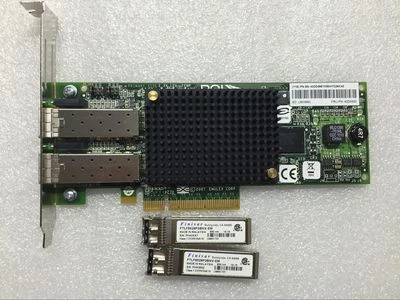 DELL IBM Emulex 8GB Dual Port FC Dell LPE12002-E HBA Fibre Channel PCI-E - Image 1 of 4
