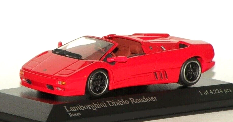 1/43 UNIQUE MINICHAMPS/DSM '94 LAMBORGHINI DIABLO ROADSTER N/LOOKSMART N/MAKEUP - Image 1 of 1