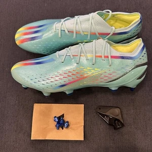 adidas X Speedportal.1 SG Aqua Blue Soccer Cleats GW8442 Men’s Size 11.5 - Picture 1 of 9