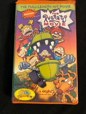 The Rugrats Movie (VHS, 1998) Nickelodeon Orange Tape & Clamshell Case - Image 1 of 2