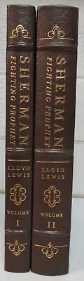 2 V Set, General Sherman: Fighting Prophet; Easton Press, Leather Civil War - Image 1 of 2