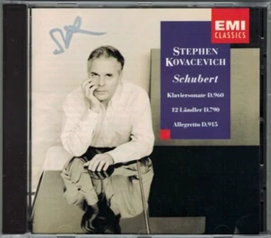 Stephen KOVACEVICH Signed SCHUBERT Piano Sonata D.960 Zwölf Deursche Tänze D.790 - Picture 1 of 1