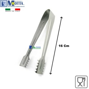 MOLLA GHIACCIO PINZA GHIACCIO IN ACCIAIO INOX Cm 16 MADE IN ITALY - Foto 1 di 1