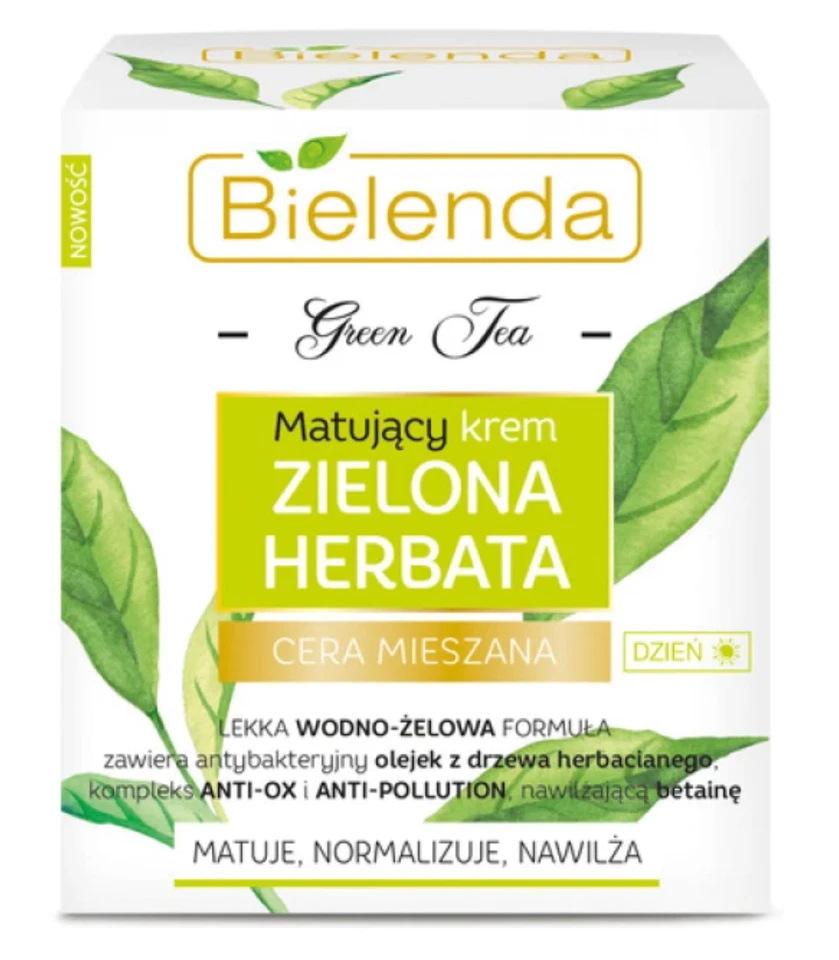Bielenda Green Tea Mattifying Day Face Cream Women Skin 50 ml./1.7 fl.oz. - Image 1 of 1