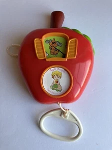 Vintage Strawberry Shortcake Musik Musik Zugschnur Spielzeug Apfelknödel RAR - Bild 1 von 10