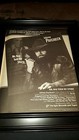 Johnny Paycheck Mr. Hag Told My Story Rare Original Promo Poster Ad Framed! 