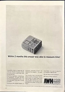 A.W. Haydon Company Engineering Inspiration Waterbury CT Vintage Print Ad 1963 - Bild 1 von 6