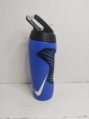 Botella de agua Nike Hyperfuel Squeeze 18 oz azul y negro Foto 1 de 4