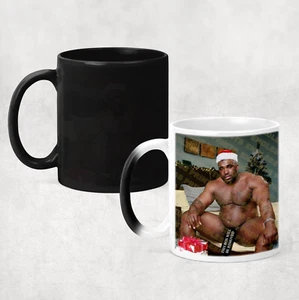 Barry Wood Navidad - Divertido Color Cambiando Té Café Taza Broma Mememe - Regalo - Imagen 1 de 2