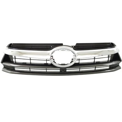 Upper Chrome Gray Grille For 2014-2016 Toyota Highlander TO1200371 531010E170 - Image 1 of 4