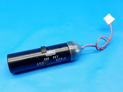 Nippon Chemi-Con RWE 85°C Kondensator 450V 820 µF + positive  Inkl. MwSt. - Image 1 of 4