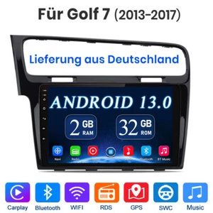 10.1'' Android 13 Autoradio Carplay 1280*720 IPS GPS Navi für VW Golf 7 VII MK7 - Bild 1 von 11