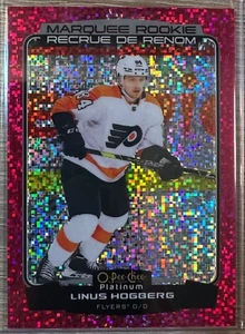 2022-23 OPC PLATINUM LINUS HOGBERG VIOLET PIXELS MARQUEE RC #257 #136/299 - Picture 1 of 2