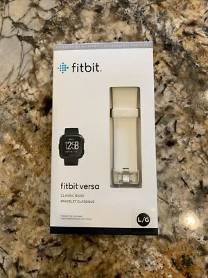 Fitbit Versa классический группы только белый большой совершенно новый подлинный - Изображение 1 из 3