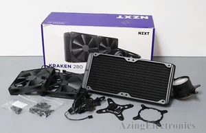 NZXT Kraken 280 RL-KN280-B1 2x140mm AiO Liquid CPU Cooler - Bild 1 von 5