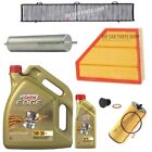 FOR BMW 118D E81 FULL SERVICE KIT WITH 6 LITRES CASTROL EDGE 5W30 LL