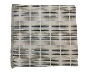 Villa Nova Romo Kicho Fabric Carbon Grey Abstract Stripe/Lines 35cm W X 33cm L  