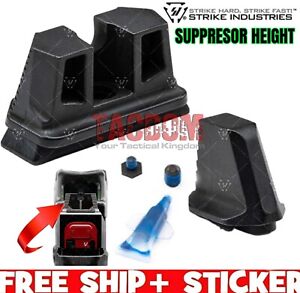 Strike Industrie Suppressor Height Iron Sights fr GL0CK SUS630 hardend stainless
