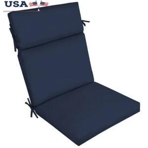 Cuscino per sedia da esterno cuscino schienale sedile resistente ai raggi UV con cravatte Polyfill - Foto 1 di 7