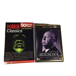  HORROR 70 MOVIE DVD (Horror Classics 50 Movie & Hitchcock 20 Movie) VGUC - Picture 1 of 5
