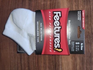 Feetures! High Performance Light Cushion No Show White - S - Picture 1 of 1