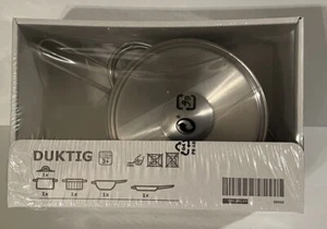 IKEA DUKTIG 5-Piece Stainless Steel Toy Cookware Set 001.301.67 - Picture 1 of 2