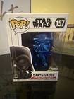 Funko Pop #157 Star Wars Celebration 2019 Darth Vader Blue Chrome**Limited 2500