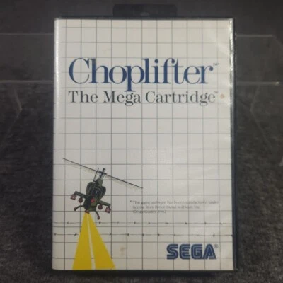 Choplifter, The Mega Cartridge Sega Master System Cartridge and Case - Image 1 of 4