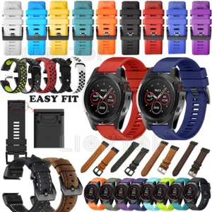 Quickfit Wrist Watch Band Strap For Garmin Fenix 3HR 5 5S 5X Plus 6 6X 8 51MM 7X - Picture 1 of 271
