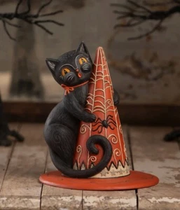 Bethany Lowe Hugga Sombrero Jack Gato Negro Figura Halloween Johanna Parker - Imagen 1 de 1