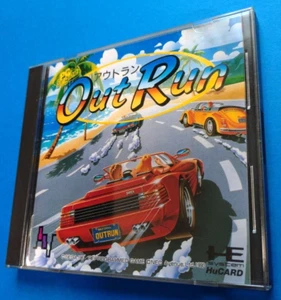 OUT RUN NEC PC Engine PCE HuCard Japan - Picture 1 of 12